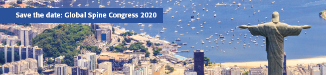 Save the Date - Global Spine Congress 2020